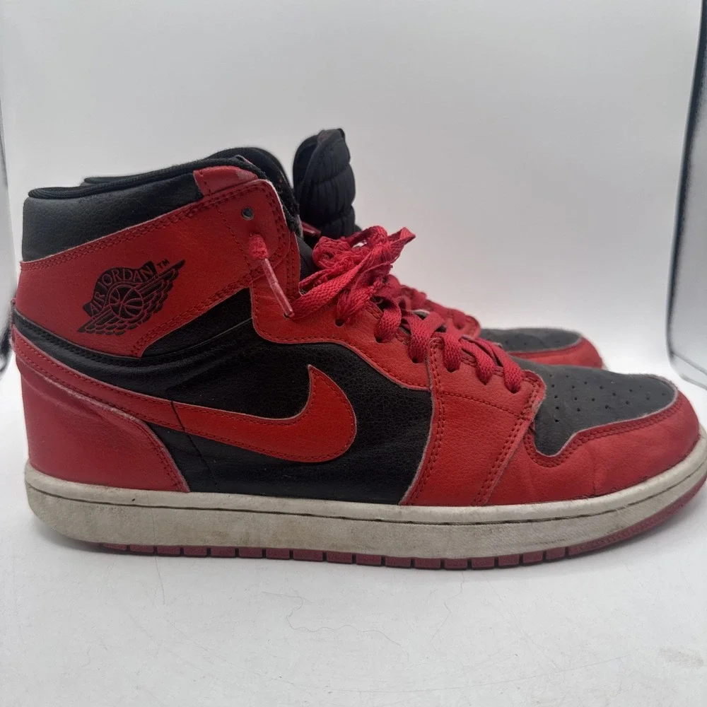 NIKE AIR JORDAN 1 RETRO HIGH 85 OG SHOE BQ4422-600 Varsity Red Size 12 Worn
